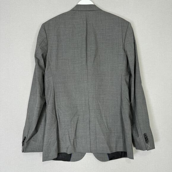 Theory Blazer Mens 42R Gray Malcolm New Tailor 2 Button Wool Blend Suit Jacket - Picture 4 of 12
